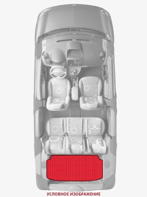 ЭВА коврики «Queen Lux» багажник для KIA Sephia